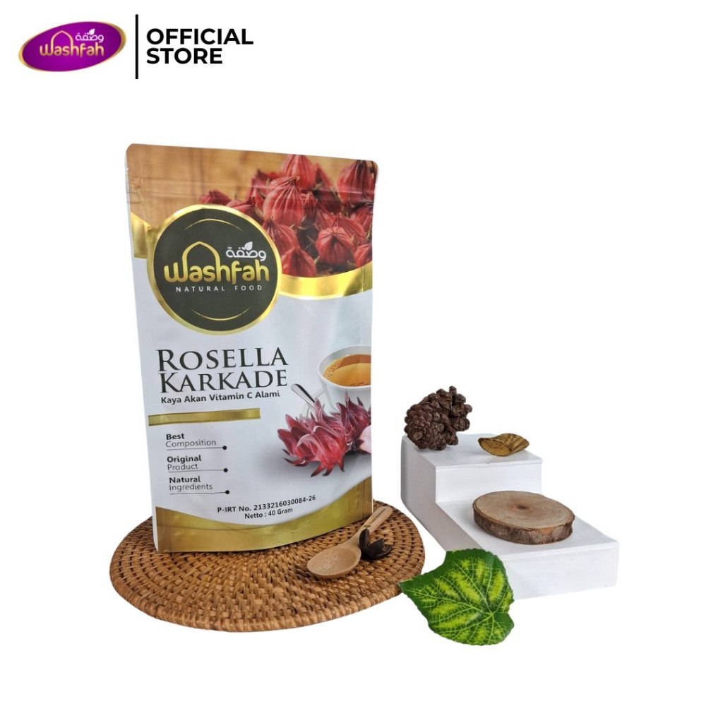 

Teh Herbal Bunga Rosella Karkade Premium Tradisional Isi 20 Bag