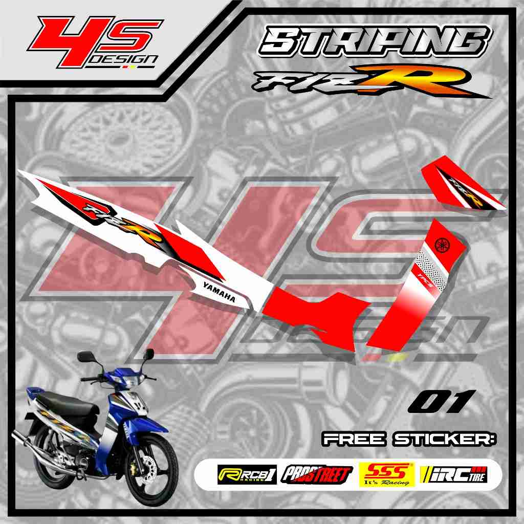 01 STRIPING STICKER FIZ R - STRIPING STICKER FIZ R