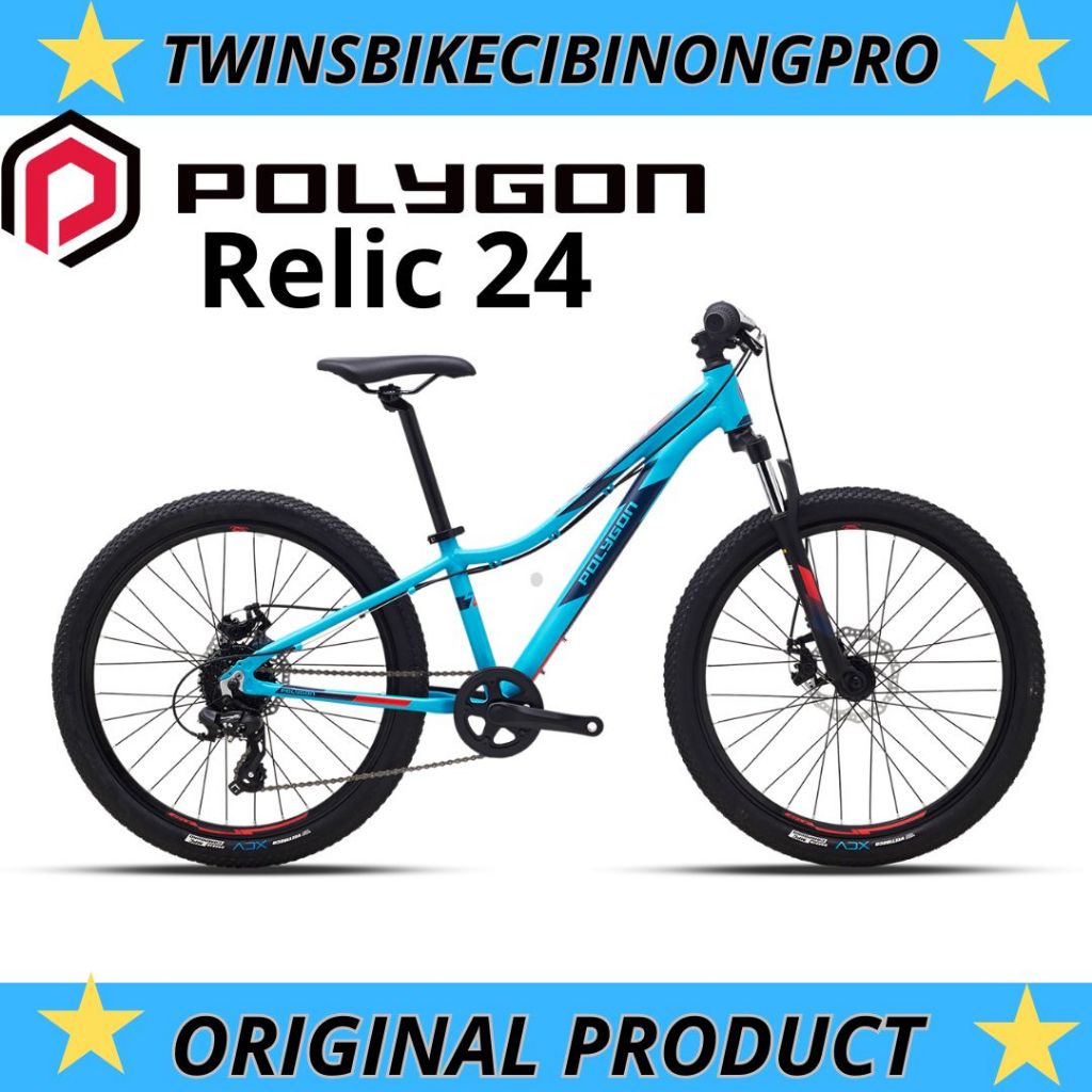 Sepeda Gunung MTB 24 Inc Polygon Relic 24