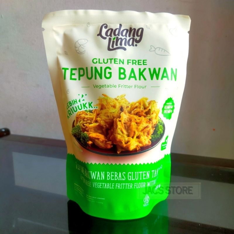 

TEPUNG BAKWAN BEBAS GLUTEN LADANG LIMA / VEGETABLE FRITTER FLOUR (GLUTEN FREE)