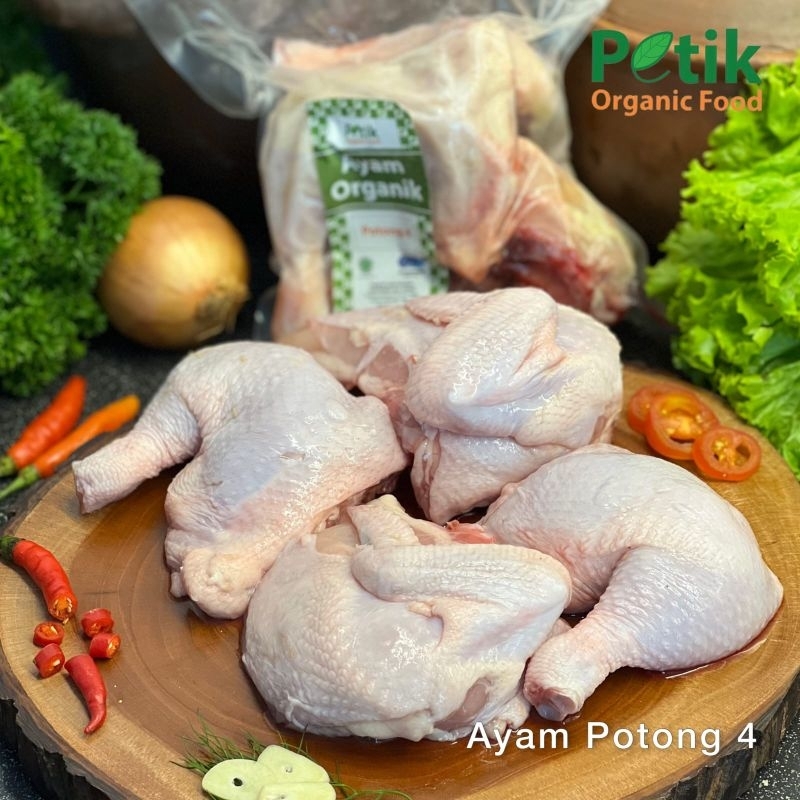 

Ayam potong 4 Organik - Petik Organik