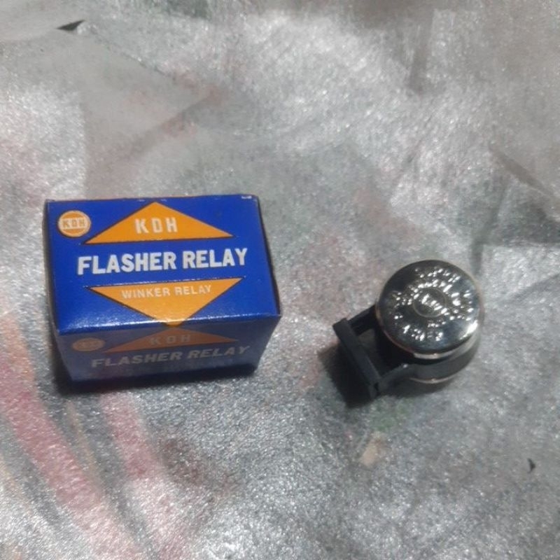 flasher relay original KDH winker relay model lawasan kumparan bukan elektrik yang gampang terbakar 