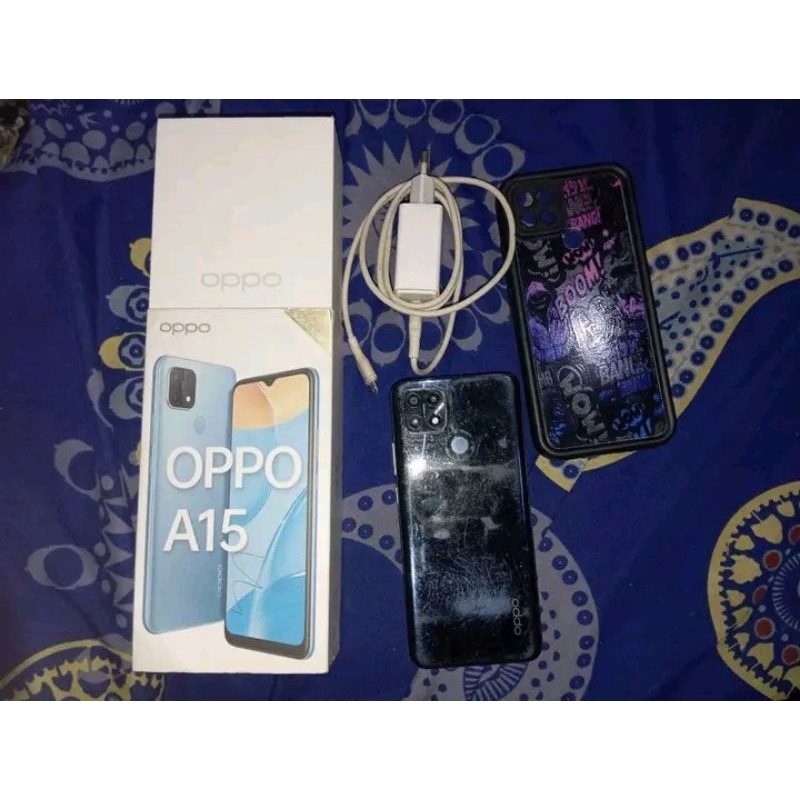 Handphone oppo a15