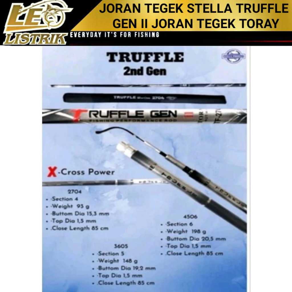 JORAN TEGEK STELLA TRUFFLE GEN II JORAN TEGEK TORAY TERLARIS PANJANG 270 360 450 JORAN TEGEK TERLARI