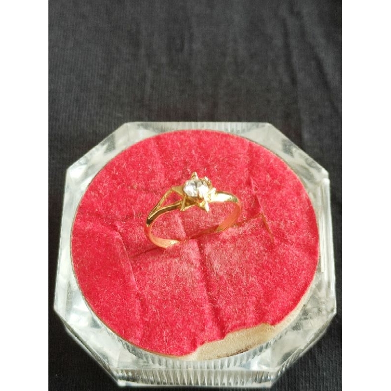 cincin anak maenan bintang mata 1ukuran kecil, cincin manik- manik, cincin couple, cincin  korea, ci