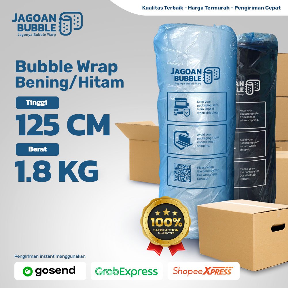 

❤️Jagoan Bubble❤️ Bubble Wrap 1,8 Kg - Tebal Kuat & Murah
