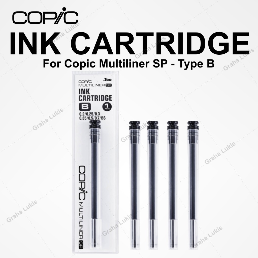 

COPIC Multiliner SP Ink Cartridge Type B / Refill Copic SP