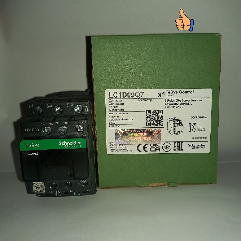 SCHNEIDER CONTACTOR 3P 25A 380V (3PH)