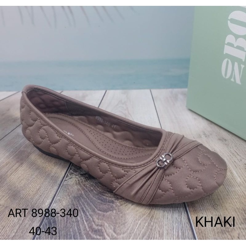 SEPATU FLAT IMPORT WANITA NOBODY 8988-340