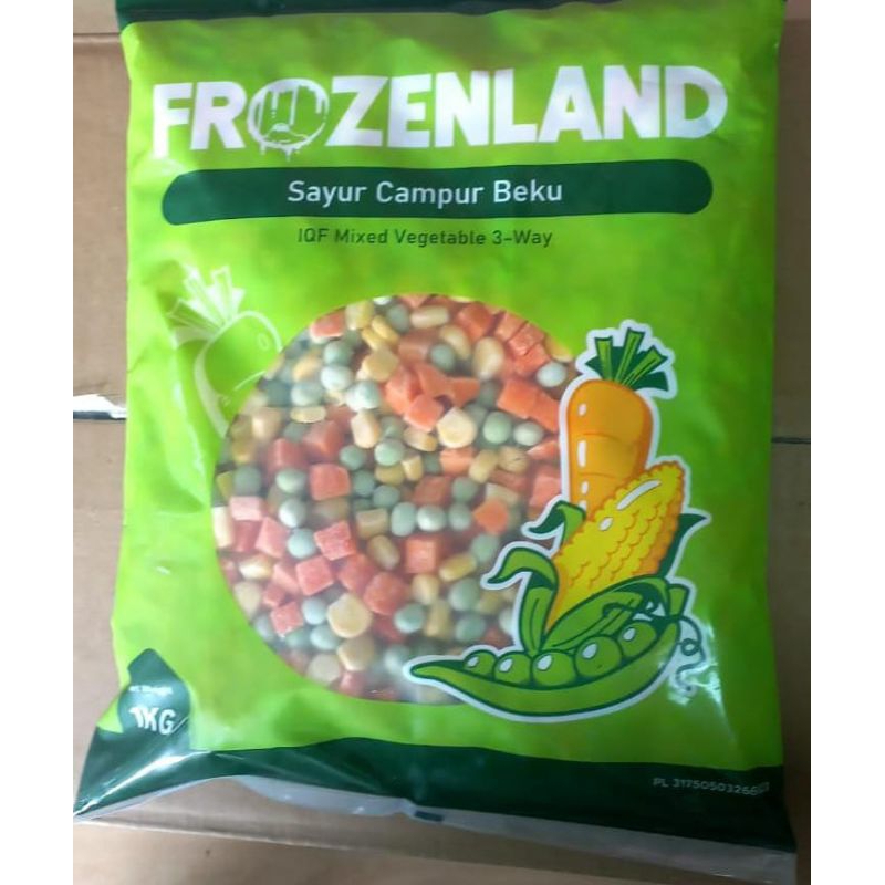 

Frozenland sayur campur beku 1 kg