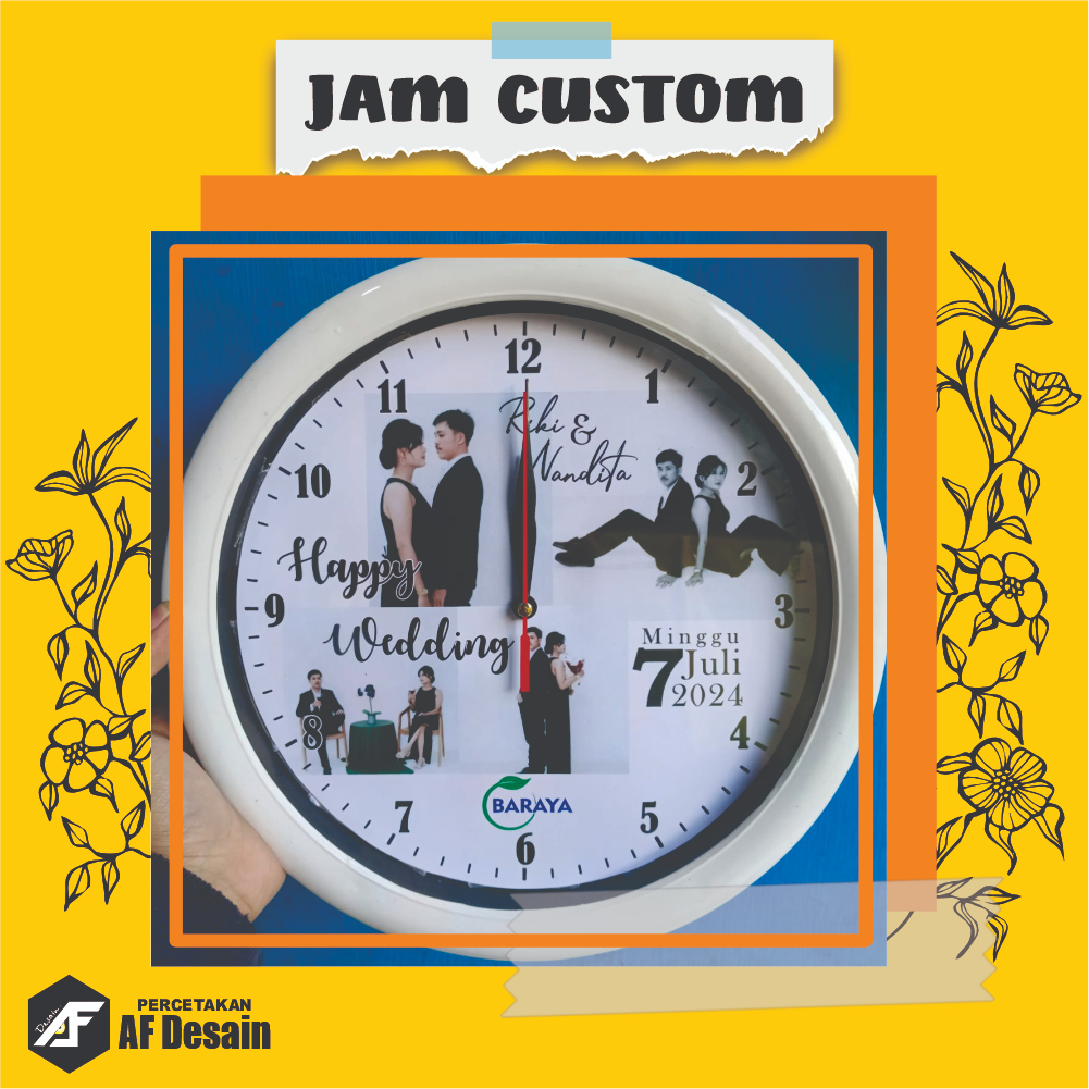 Jam | Jam Custom | Jam Dinding | Jam Dinding Custom | Souvenir