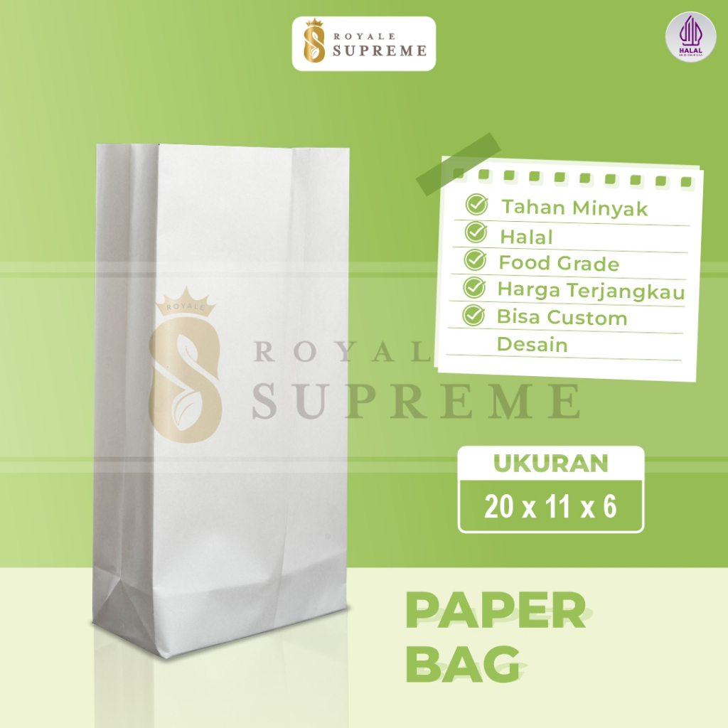 

Kantong Kertas Paper Bag 12,5 X 3 X 23,5 cm