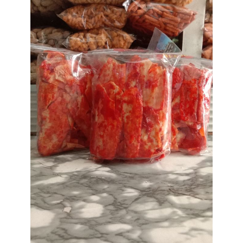 

Keripik Singkong Balado Khas Padang Berat 200 Gram