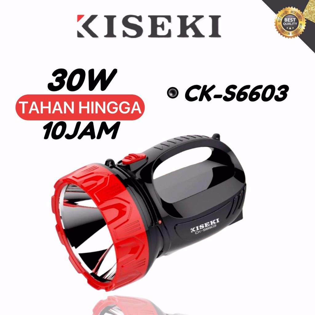 KISEKI SENTER CK-S6603 SENTER TANGAN JUMBO 30WATT EMERGENCY LED LIGHT SUPER BRIGHT SIAP KIRIM