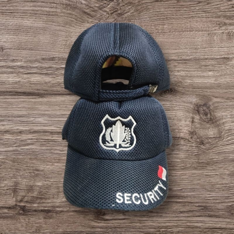 TOPI BIRU NAVY SECURITY