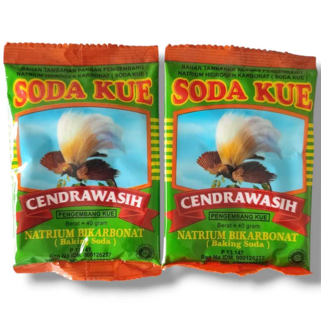 

Soda kue / baking soda cendrawasih sachet 40gr