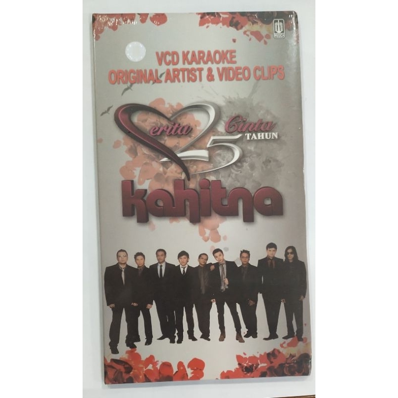 VCD KAHITNA - 25 TAHUN CERITA CINTA KAHITNA / AKU PUNYA HATI (ISI 2 DISC) KARAOKE