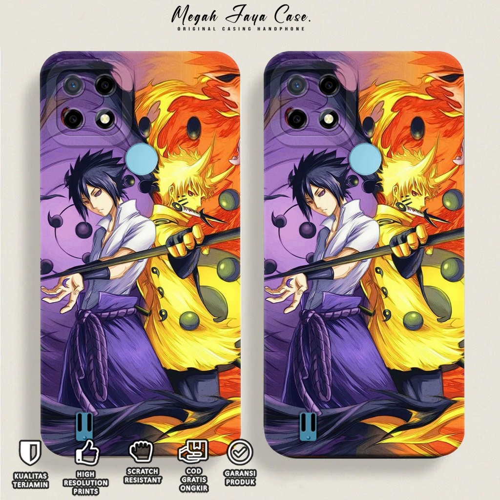 Softcase REALME C21 - Case Hp Hp REALME C21 Motif Anime NRT - Silikon Hp REALME C21 - Kondom Hp REAL