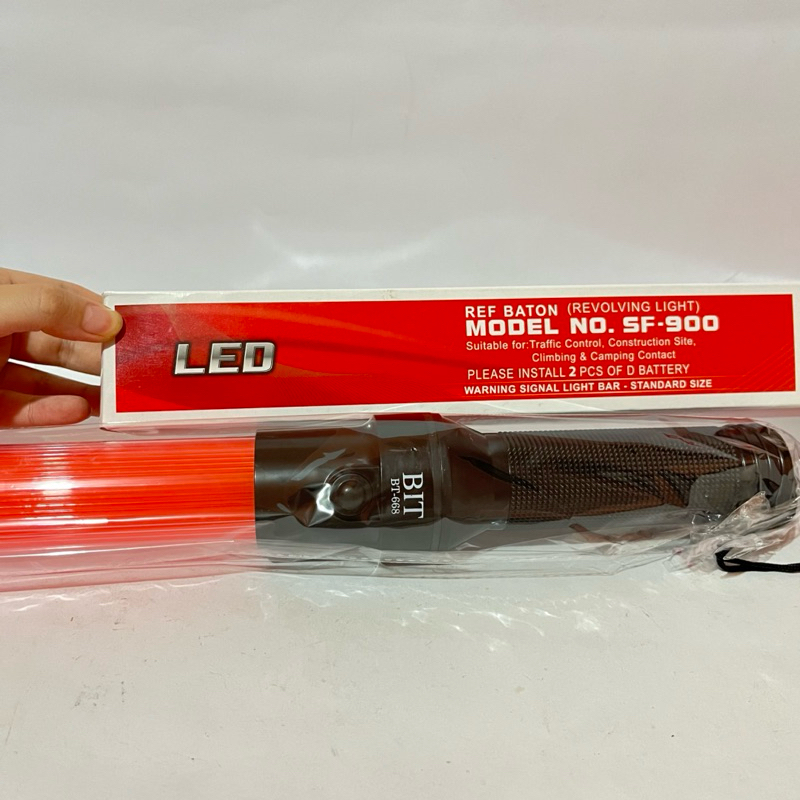 Lampu Stik Lalu Lintas / Tongkat Parkir Nyala / Senter Baton /Warning Light Bar/ Revolving Light BIT