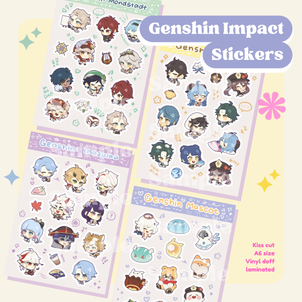 

Genshin Impact Sticker | Sticker Game Lucu Aesthetic