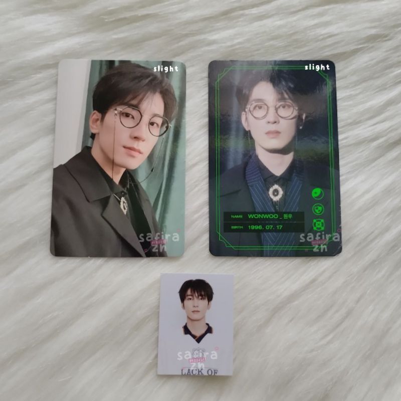 Photocard Seventeen Wonwoo Potter Gameboi Set Pair (Cek Deskripsi)