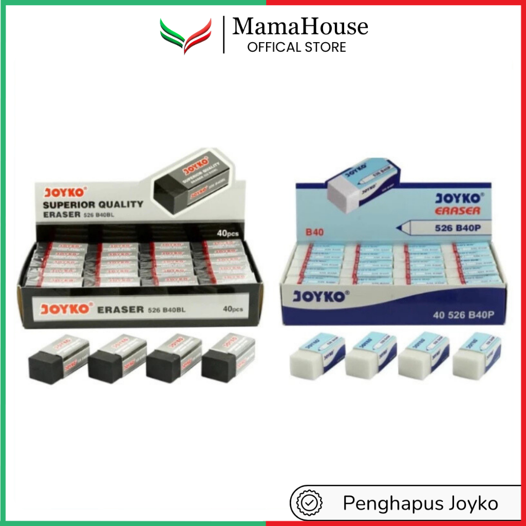 

[MHS] Penghapus Eraser Joyko Hitam Putih
