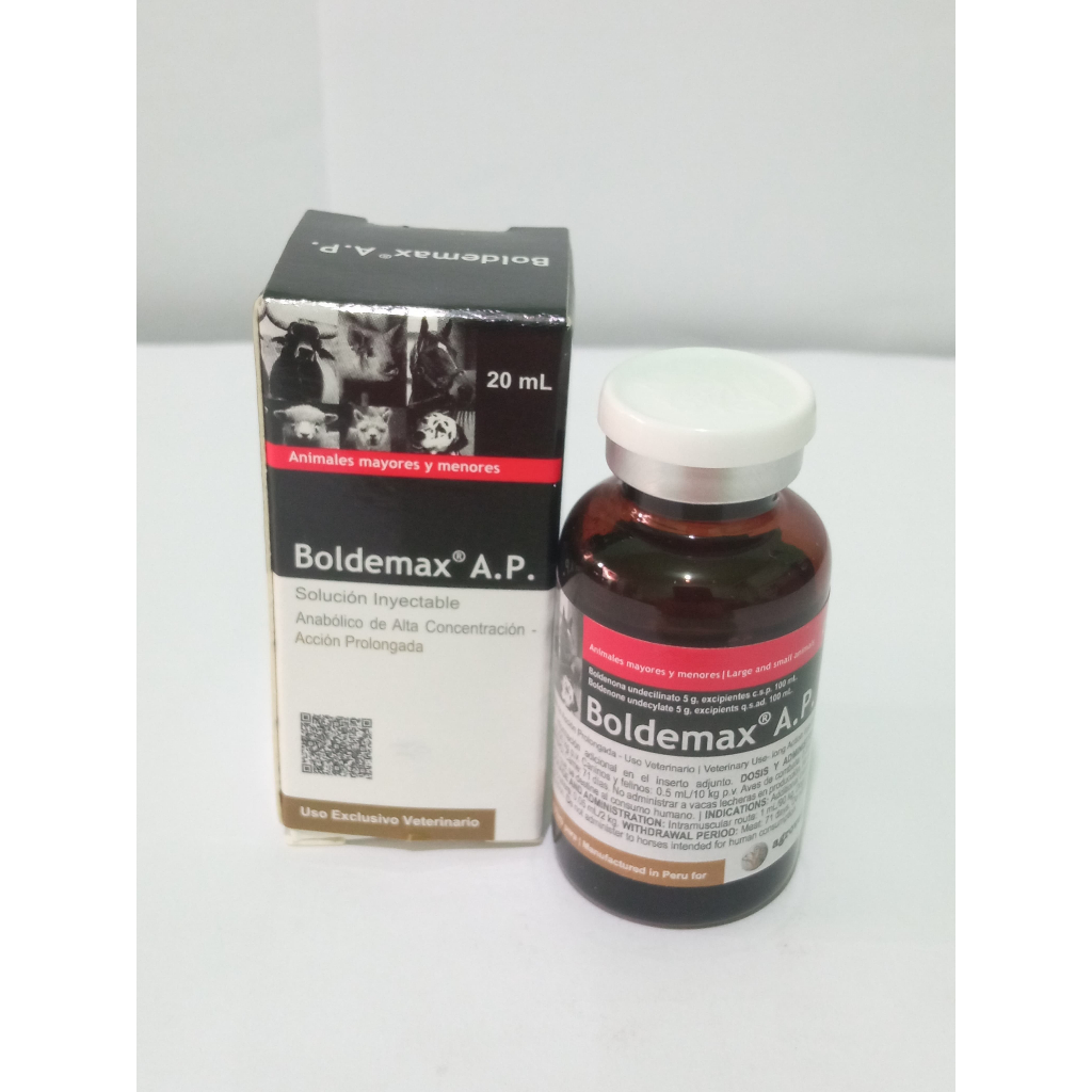 BOLDEMAX AP 20 ml - Obat Penggemuk Sapi Kambing Kuda Anjing Kucing Kelinci Hewan Babi Ayam