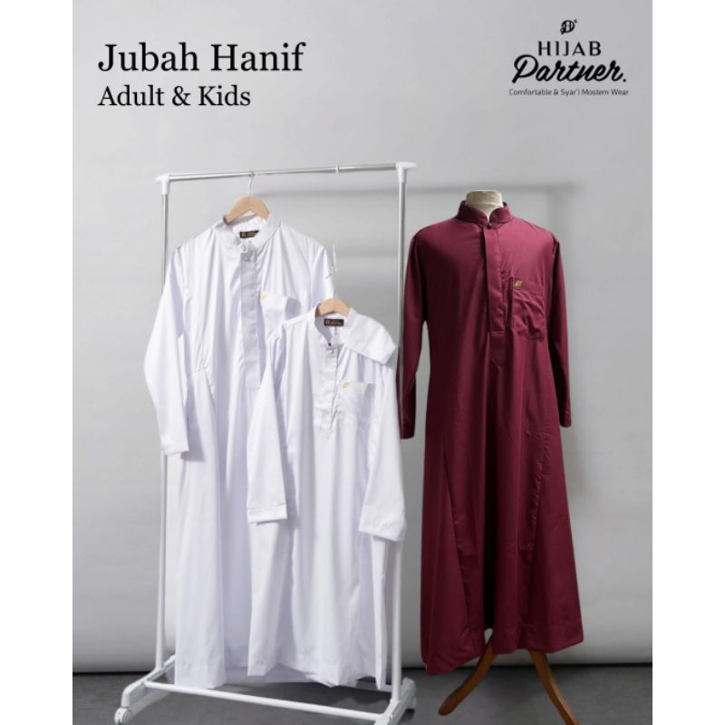 Jubah Hanif Harmain by Hijabpartnerid