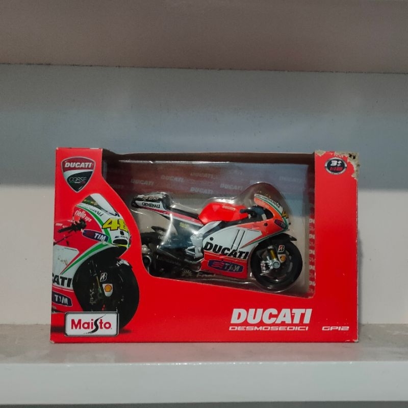 diecast ducati motogp Valentino Rossi 2012 maisto