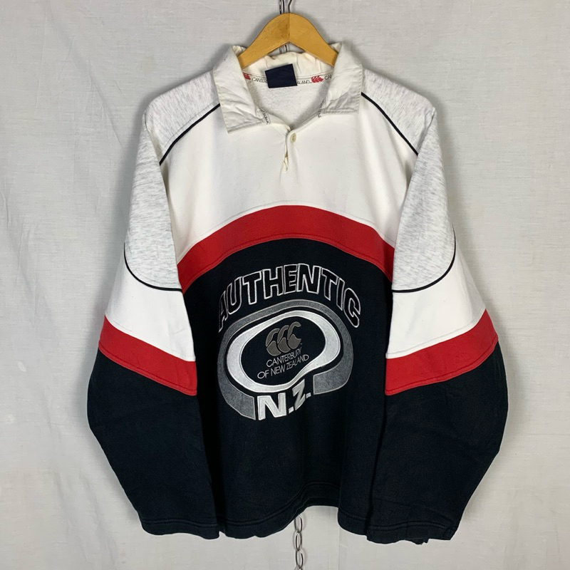 vintage canterburry new zealand rugby shirt sweater