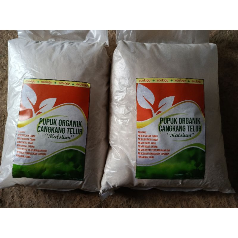 pupuk organik cangkang telur kemasan 3kg