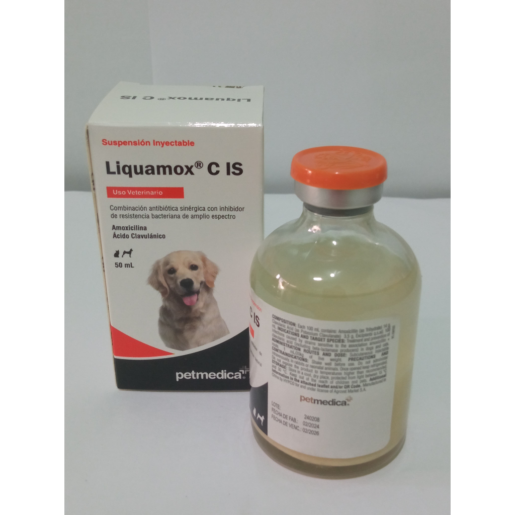 LIQUAMOX C 100 ml - Obat hewan injek Anjing Kucing 100ml