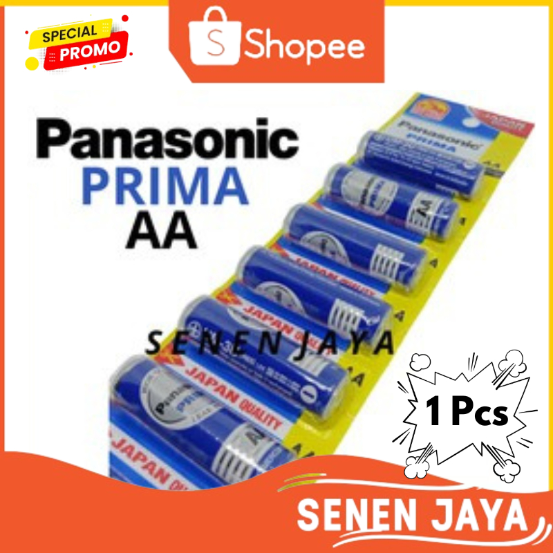 Baterai PANASONIC PRIMA AA A2 Harga 1 PCS 1.5V Batre AA PANASONIC PRIMA Batre PANASONIC AA Non-Cas