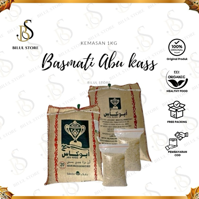 

BERAS BASMATI ABU KASS KEMASAN 1KG