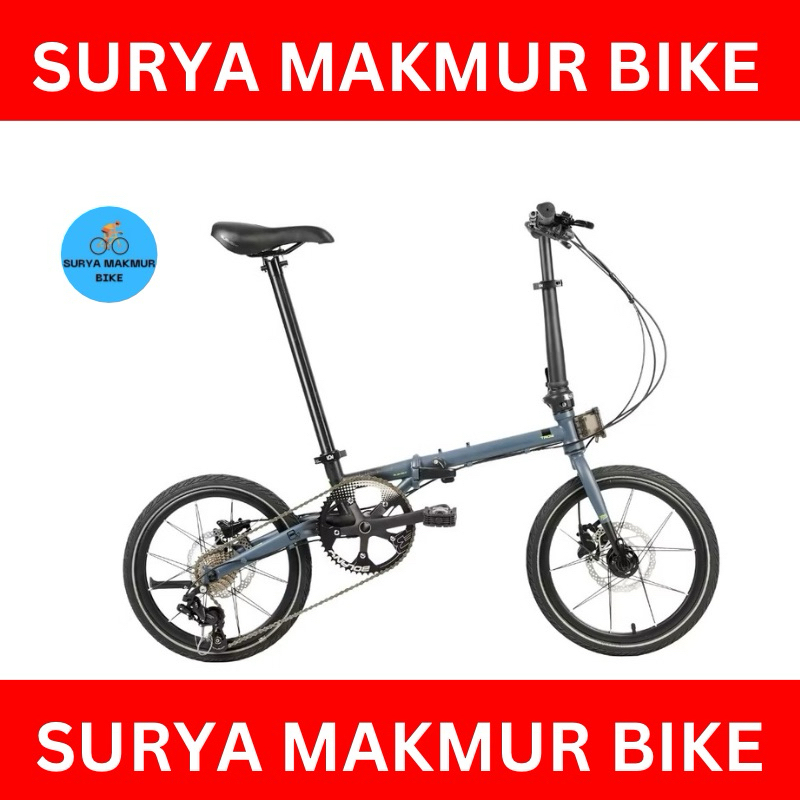 Sepeda fording bike element 16 inch 10 speed GRADIENT