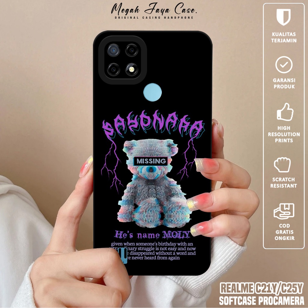 Case REALME C21Y / C25Y - Softcase Hp REALME C21Y / C25Y Motif BNKA - Silikon Hp REALME C21Y - Kondo