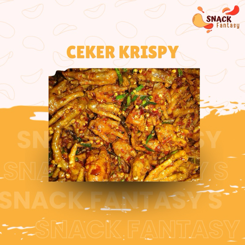 

ceker crispy pedas daun jeruk tulang presto reyah gurih