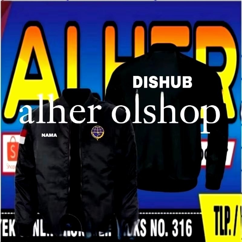 Jaket bordir dishub jaket dishub jaket bomber dishub jaket kerja dishub jaket seragam dishub jaket d