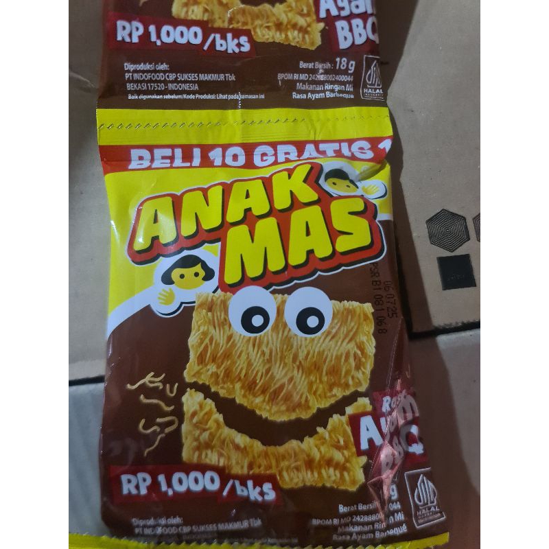 

Anak mas snack mie kering iso 10 gratis 1