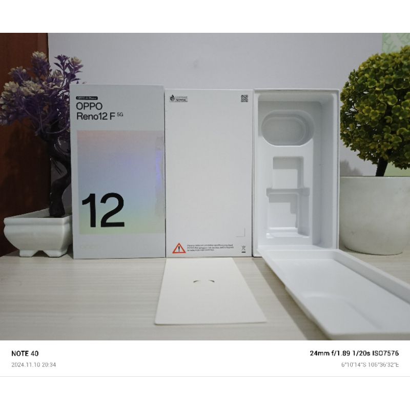 KARDUS BOX HP OPPO RENO 12F '5G ORIGINAL