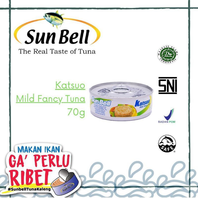 

Sunbell katsuo mild fancy tuna 70gr