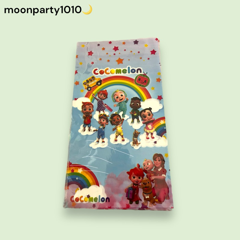 

partybag cocomelon / opp karakter ultah / plastik snack sedang