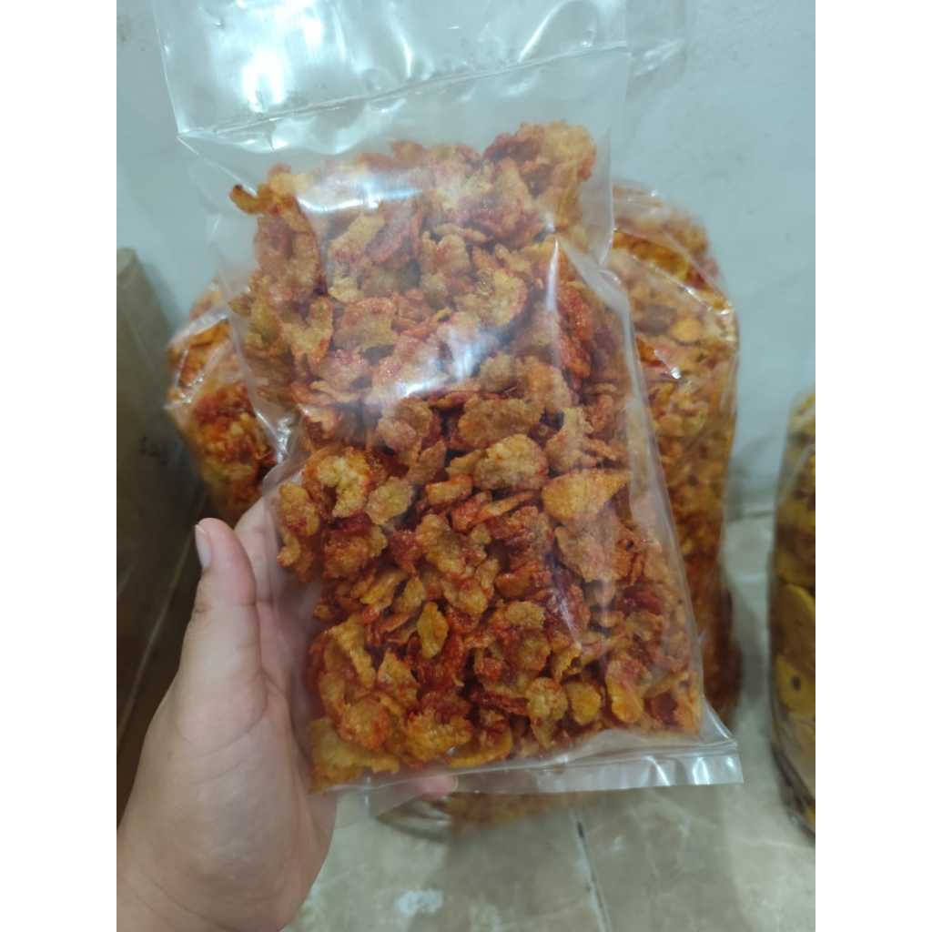 

Promo 200gr emping jagung pedas khas lampung