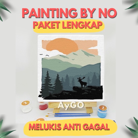 

Serbu Murah PAINTING BY NUMBER PAINTING BY NO PAKET MELUKIS PAINT BY NUMBER KIT CANVAS