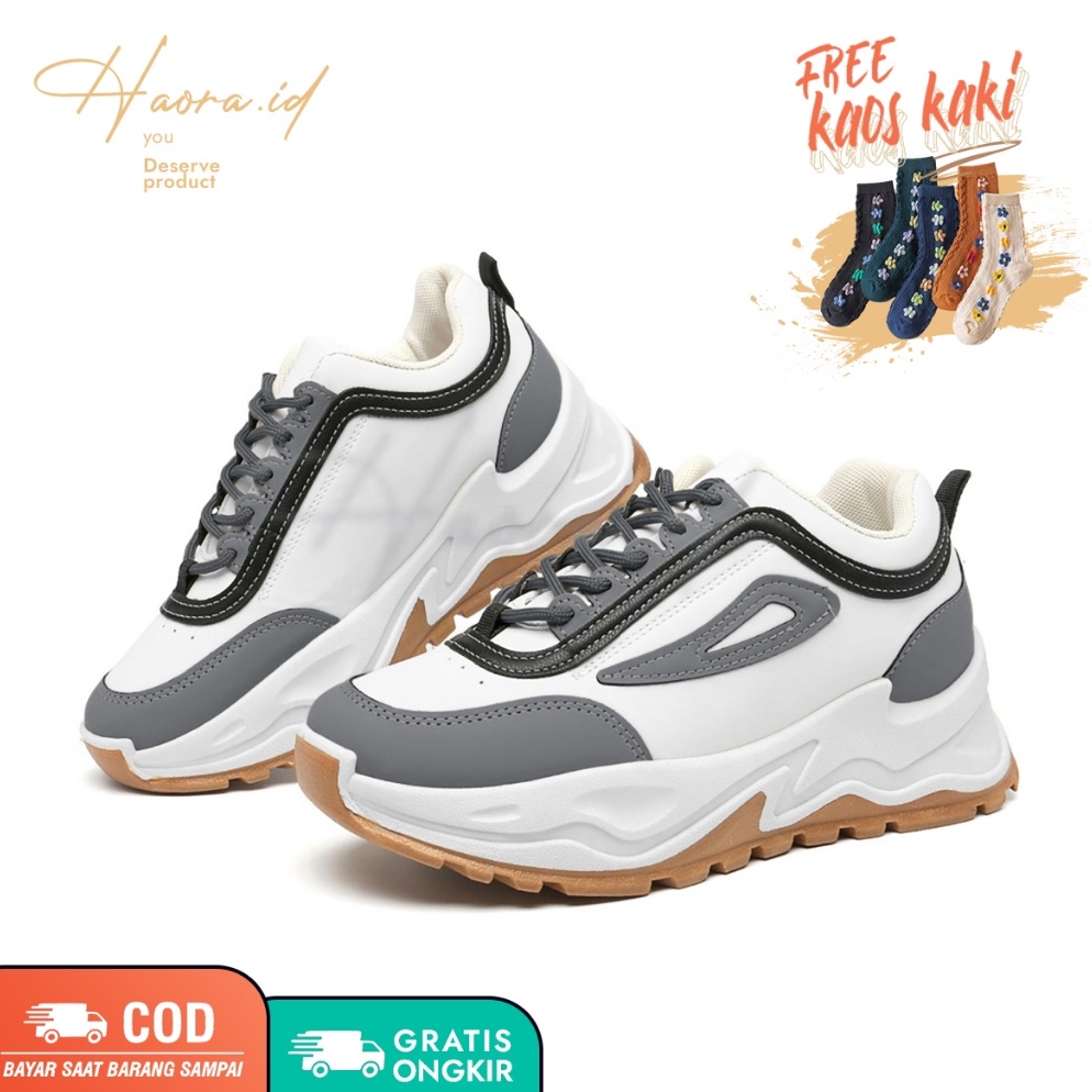KODE D63D Sepatu Korea Wanita Kpop 223  Sepatu Wanita Terbaru  Sneakers Korean Style Casual  Sepatu 