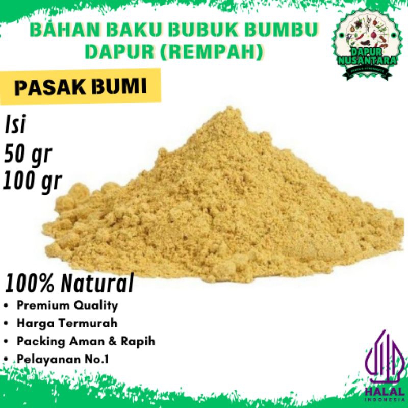 

Bumbu Dapur Bubuk (PASAK BUMI BUBUK) Rempah Lengkap Murah Grosir Alami Natural 100% Penyedap Rasa Masakan Halal Premium Quality