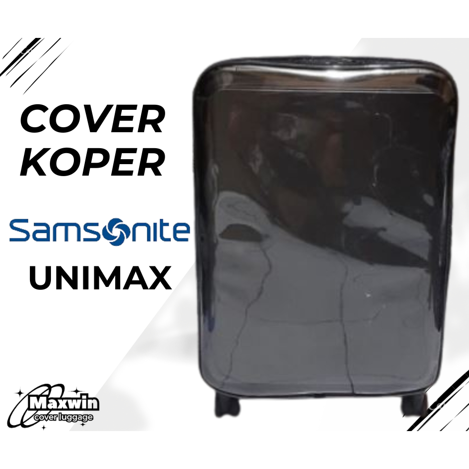 Cover Sarung Koper 24 inch Plastik PVC Tebal Anti Gores Untuk Samsonite UNIMAX