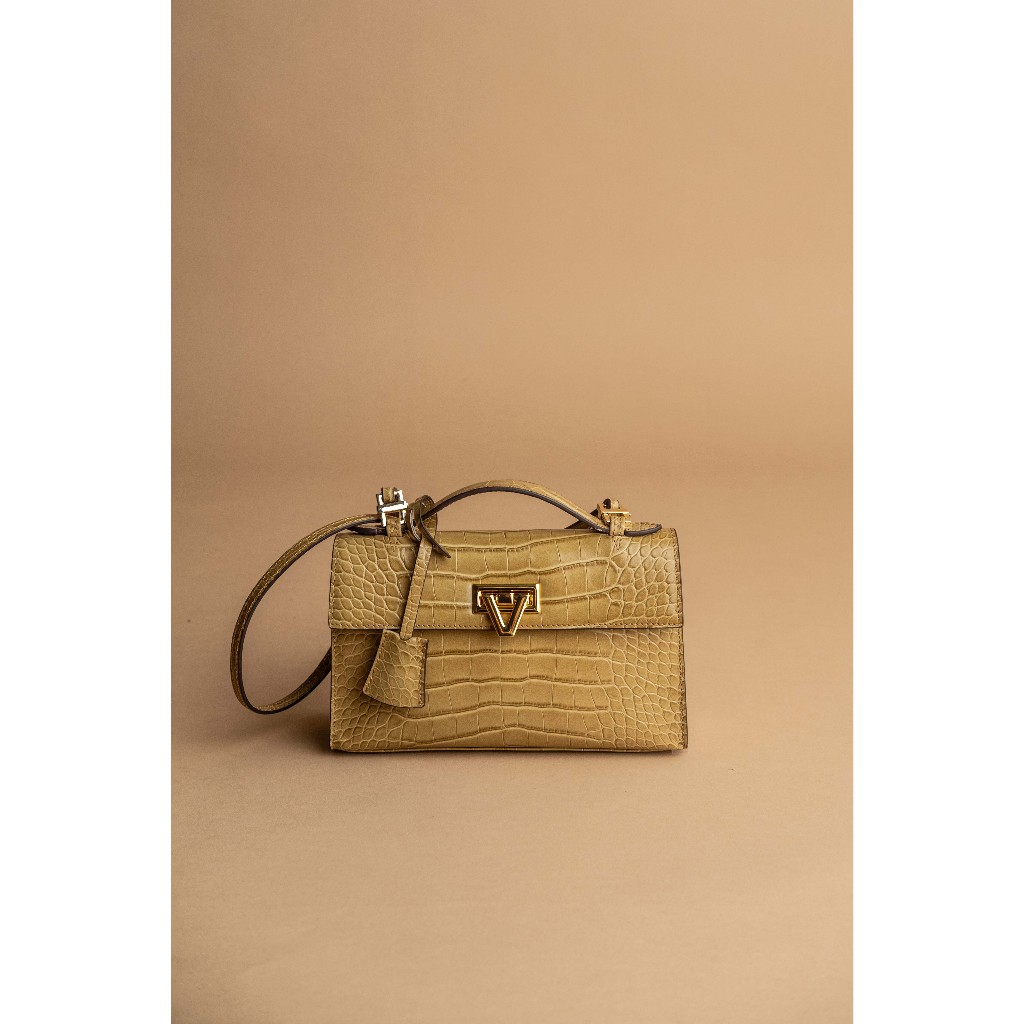 Vone World - Heart Bag Camel Crocodile Stamp