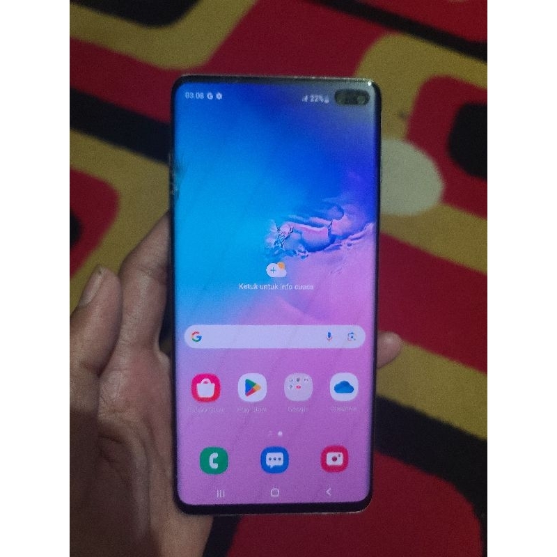 lcd samsung s10 plus minus retak