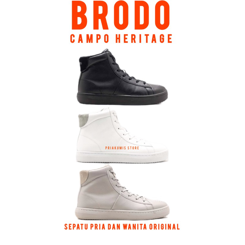 BRODO - Sepatu Unisex Sneakers Campo Heritage